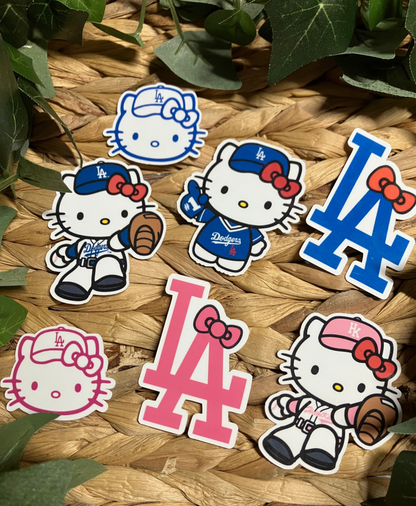 LA Kitty Stickers