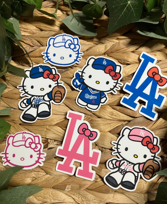 LA Kitty Stickers