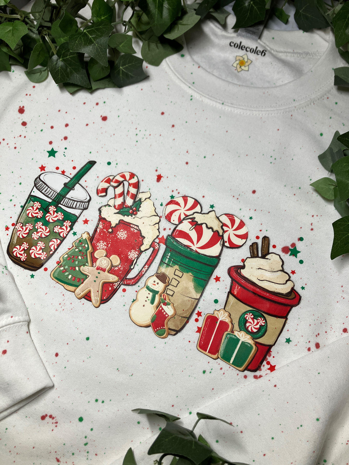 Mickey Christmas Latte Crewnecks