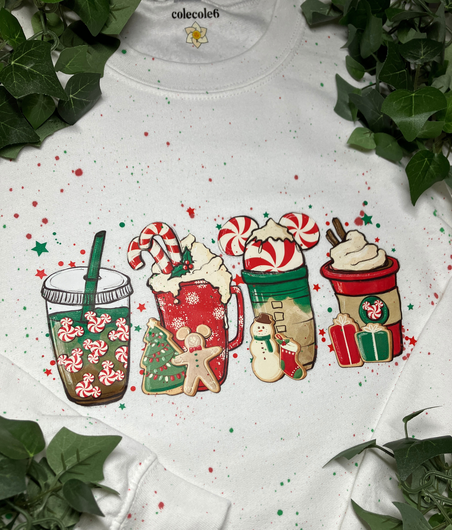 Mickey Christmas Latte Crewnecks