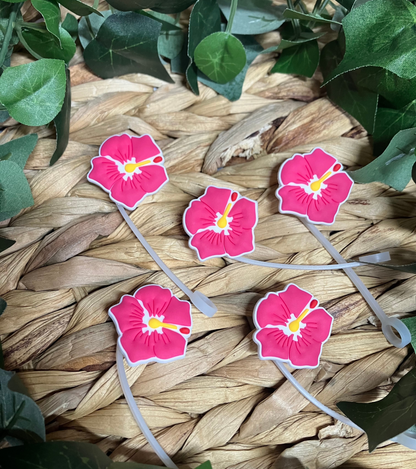 Flowers & Plants Straw Toppers