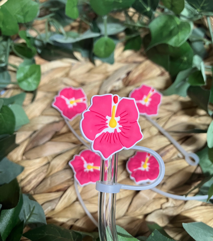 Flowers & Plants Straw Toppers