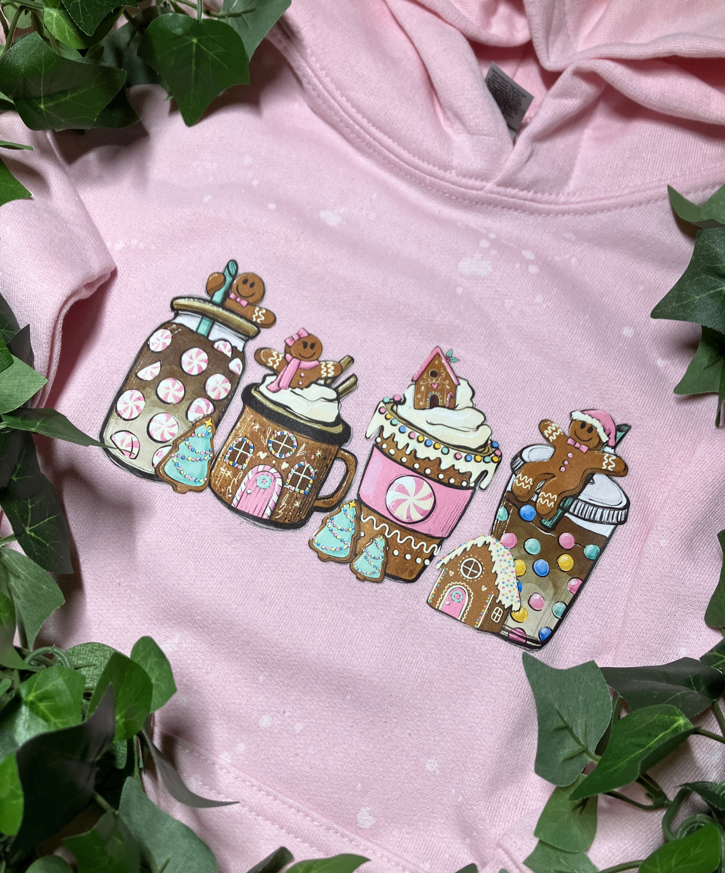 Pink Gingerbread Wonder Hoodies