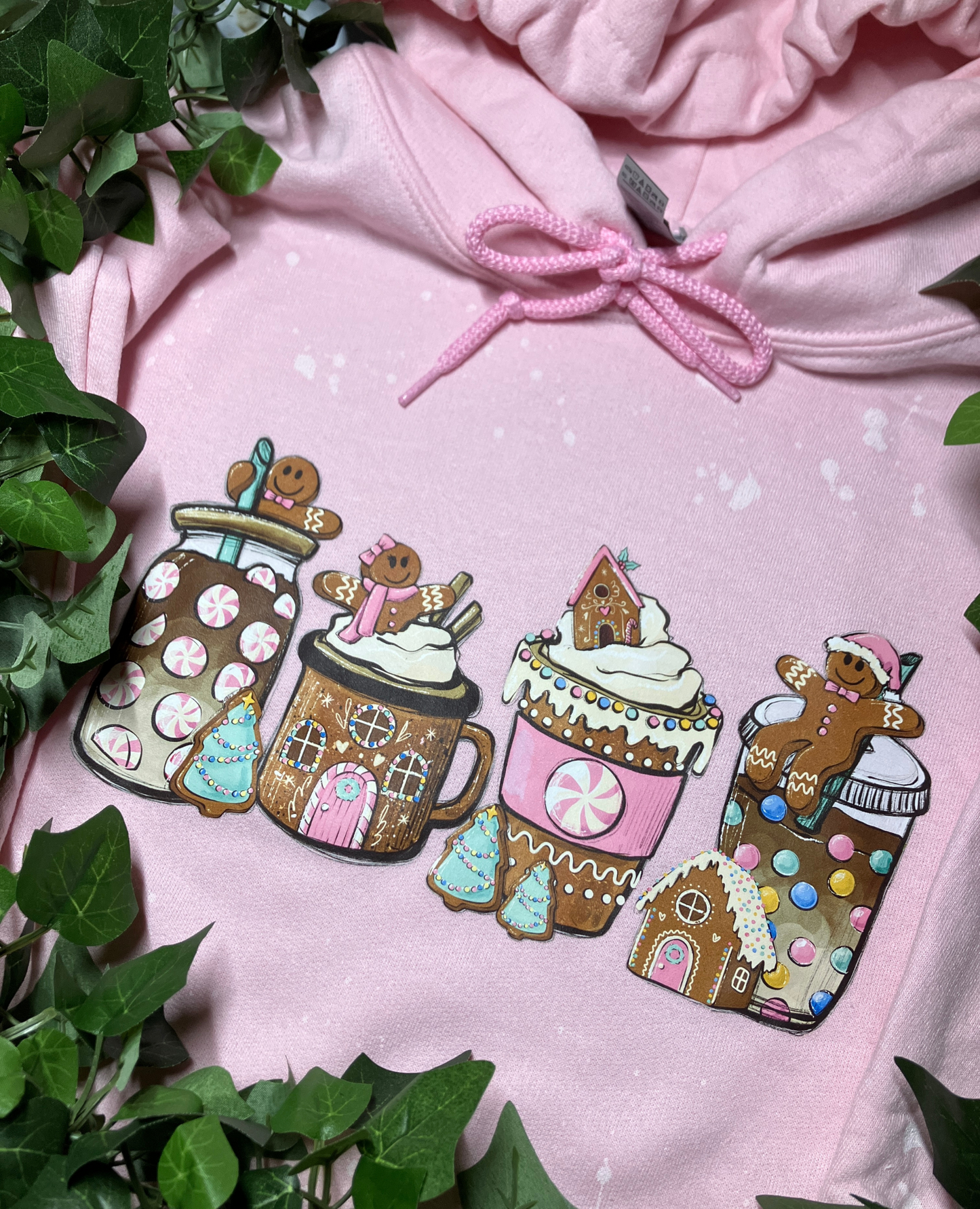 Pink Gingerbread Wonder Hoodies