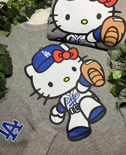 Baseball Kitty Crewnecks