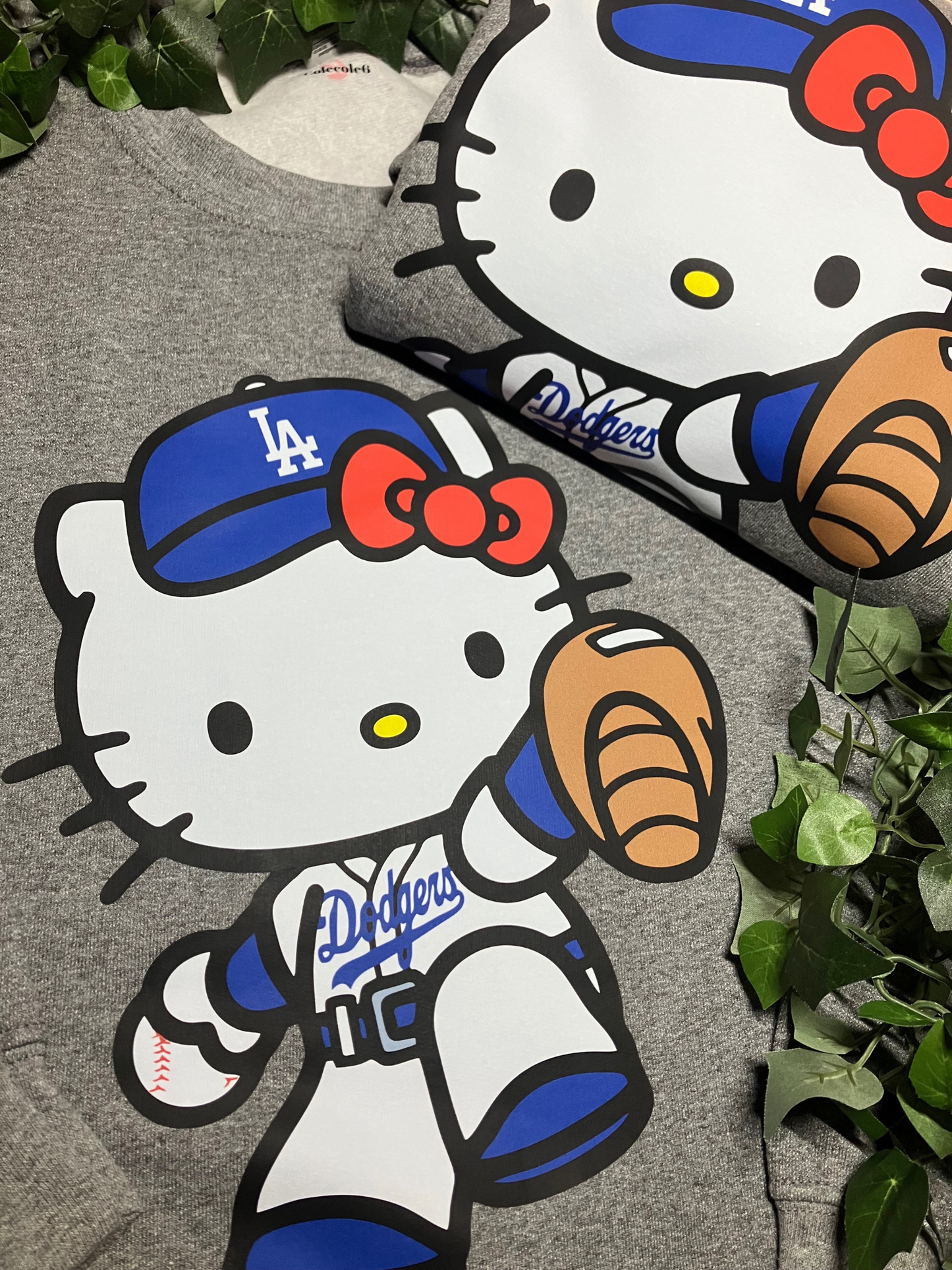 Baseball Kitty Crewnecks