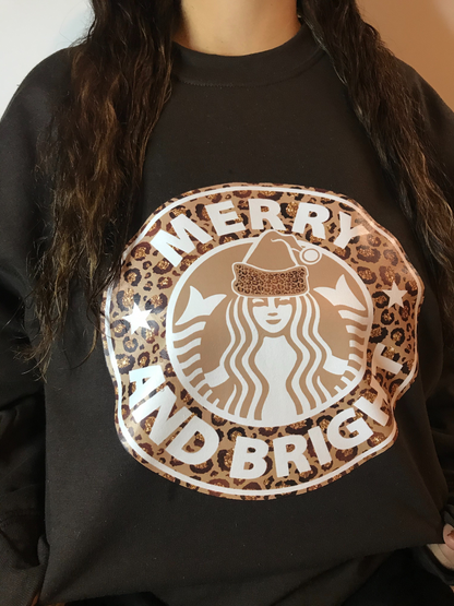 Merry And Bright Crewnecks