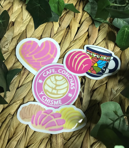 Concha & Cafecito Stickers